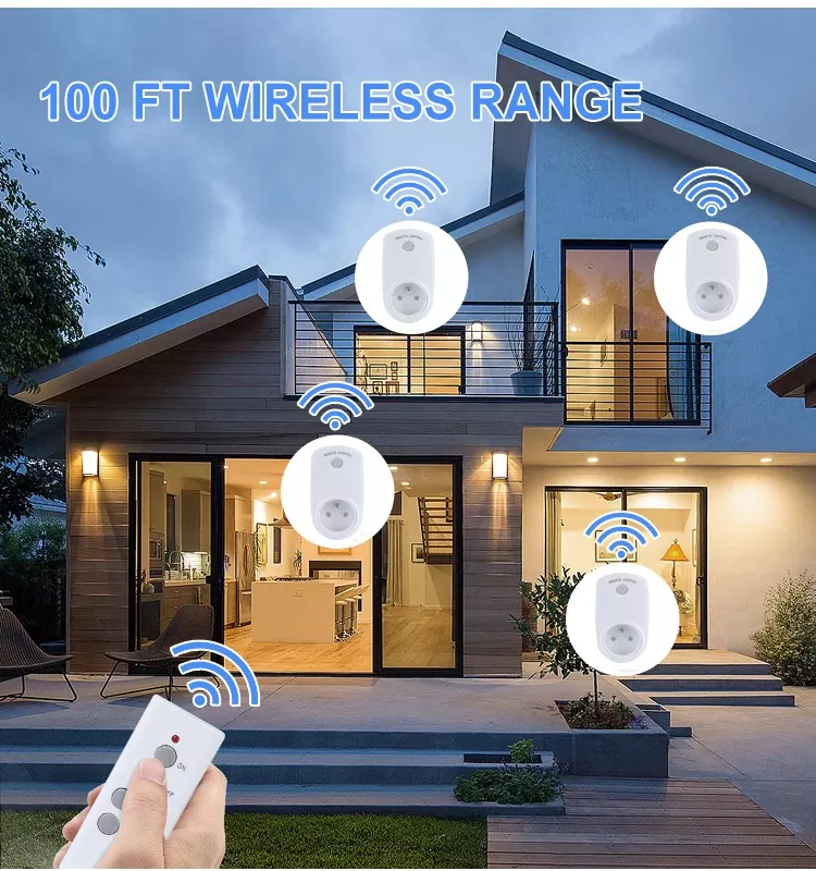 RF433 Mhz Wireless FR Remote Control Socket